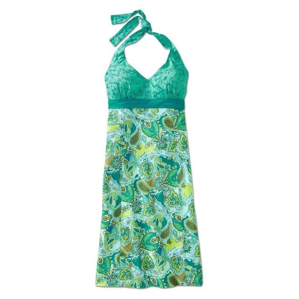 Athleta Pack Everywhere Dress, Paisley, Sz 10 Tall